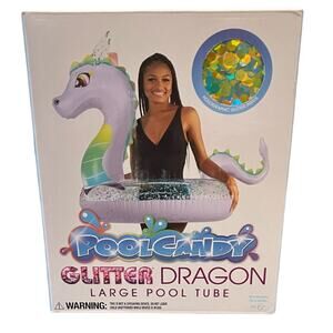 Poolcandy Glitter Dragon Large Pool Tube